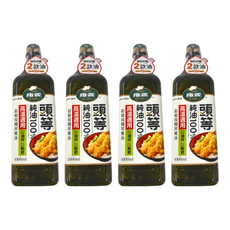 維義 頭等100%純油 高溫適用 超級棕櫚果實油 油炸/乾煎, 1L, 4瓶