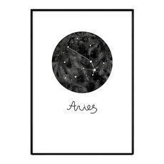 白羊座 Aries, 黑色