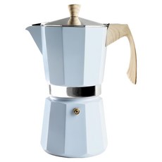 ibili Toscana義式摩卡壺 6杯, 1個, 天空藍