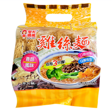 譽方媽媽 香菇風味雞絲麵, 無添加防腐劑 口感細緻Q彈有勁, 300g, 1袋