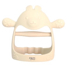 tgm 白金矽膠手套型固齒器 3個月以上適用, 兔兔米色, 1個