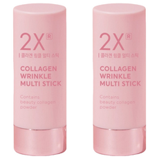 TONYMOLY 2X膠原蛋白抗皺萬用棒 含透明質酸和彈性蛋白, 10g, 2支