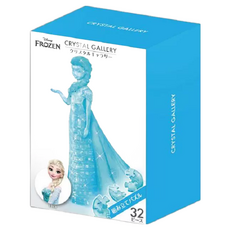 Disney 迪士尼 3D水晶拼圖, 艾莎公主 藍色, 1入, 32