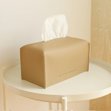 DECOTONIK 簡約皮革面紙套 米色