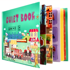 Jigsaw Vehicle 安靜書 Quiet Book, 適用年齡3歲以上, 總共9種款式, 不適用