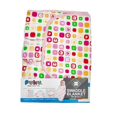 PUKU 藍色企鵝 彈性便利包巾, 安全舒適透氣, 粉紅色