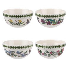 PORTmeIRION 波特玫琳恩 經典植物園系列 4.5英吋 - 英國產, 飯碗4個, 款式隨機, 1組