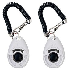 HiJB 寵物訓練響片 白色 2入, 2個