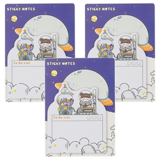 小宇宙電台便利貼 To Do List, 3本, 30張