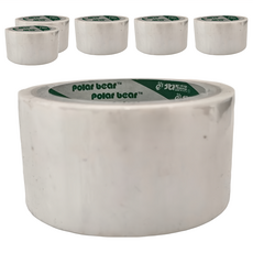 polar bear 北極熊 彩色OPP膠帶 PPT4840W 4.8cm x 3.64m 6捲, 白色, 1盒