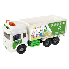 kidmate 孩子王 台灣好車隊 資源回收車, 白色 + 綠色, 1個