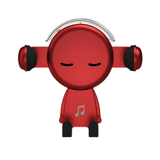 A&R 360度車用出風口手機支架, 紅色, 1個