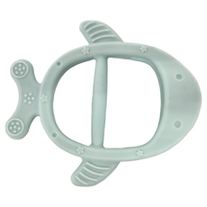 bab 培寶 感統 愛作夢的握手鯊 100%食品級矽膠 不含雙酚A 耐高溫, 固齒器1個, 1個