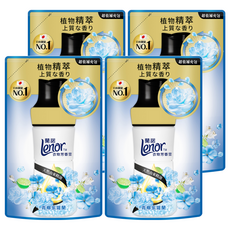 Lenor 蘭諾 衣物芳香豆 青檸紫羅蘭 補充包, 4包, 440ml