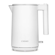 CHIMEI 奇美家電 304不鏽鋼雙層防燙快煮壺 1.5L 雲朵白, KT-15SP01