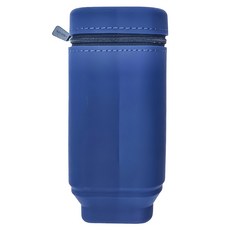 LIHIT LAB. 可站立矽膠筆袋, 海軍藍, 1個
