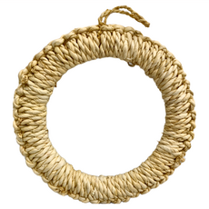 SHIMOYAMA 日式純手工草編鍋墊 中號 內徑12cm, 1個