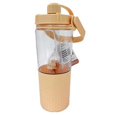 Green Bell 綠貝 手提輕艷透明太空壺 900ml, 奶茶色, 1個