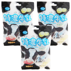 綠得製菓 特濃牛奶糖, 100g, 3袋