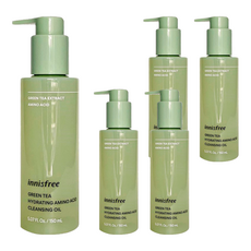 INNISFREE 綠茶保濕胺基酸卸妝油, 150ml, 5瓶