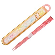 Skater 抗菌兒童筷子 含收納盒, 美女與野獸, 1組