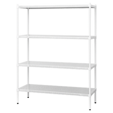 dayneeds 日需百備 極致美學 烤漆四層架, 白色, 4層