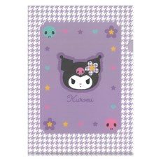 sun-star 三麗鷗 L型A5資料夾 貼紙套組, 酷洛米, 1個