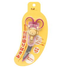 KAI 貝印 猴子事務剪, 粉色, 1支