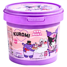 Sanrio 三麗鷗 超輕無硼安全環保庫洛米兒童黏土, 混和顏色, 17g, 1桶