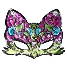 摩達客 彩色貓女造型面具, 節慶派對系列, MH220702002, 1個