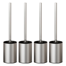 上手家居 不鏽鋼馬桶刷 38 x 9cm 4組 銀色 壁掛