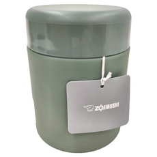 ZOJIRUSHI 象印 不鏽鋼真空悶燒杯, 馬特綠色, 400ml, 1個