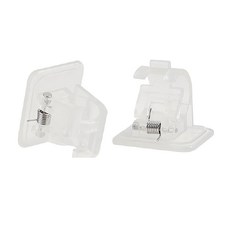 Hoom 禾慕生活 門桿掛牆配件 兩入, 適用於52~90cm的門框, 半透款無盒