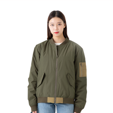 CARET 男女適穿機能飛行外套, 防風防水, XXL, 卡其色