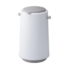 like-it 密封除臭廚房 尿布垃圾桶 含2合1消臭劑, 白灰色, 20L