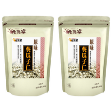 元氣家 烘焙葵瓜子仁 200g, 無調味, 無防腐劑, 2包
