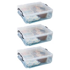 KEYWAY 聯府 耐久型整理箱 CK15 15L 3個, 透明, 1組