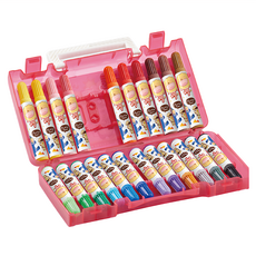 SIMBALION 雄獅 奶油獅探索繽紛彩色筆 外盒顏色隨機, 24色, 1盒