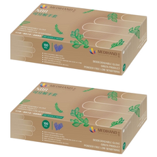 MEDIHAND 美恆 NBR可分解手套, L, 藍紫色, 2盒