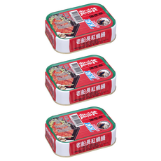 老船長 辣味紅燒鰻, 100g, 3罐