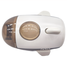 ROCK 兩用飛機造型桌上吸塵器, ABS+PC+矽膠材質，尺寸約11x9x7.5cm, 吸力1000pa, 白色