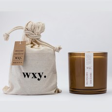 wxy. Amber 蠟燭, 煙燻玫瑰 + 蘇門答臘松, 350g, 1個