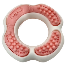 Petio 派地奧 狗狗潔齒玩具 環狀型 - 適用於小型犬 ~ 大型犬, 97 x 24 x 22mm, 粉色, 1個
