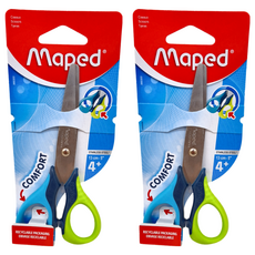 Maped 小學生舒適握剪刀 右手 顏色隨機 兒童安全剪刀, 2個