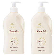 g and m 鴯鶓油滋潤保濕霜, 2瓶, 500ml