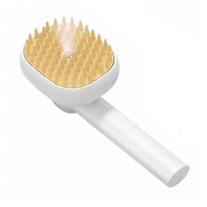 上手家居 寵物梳, 親膚材質, 按摩清潔, 柔軟圓潤, 梳齒不傷皮膚, 白色, 1支