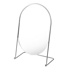 comet 橢圓形金屬框桌上鏡, 鉻合金