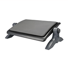 Aidata 人體工學發泡軟墊腳踏板, 三段可調設計, 可拆卸設計, 黑灰色