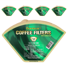 Baristar 咖啡濾紙 #2 100入, 5組