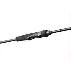 Abu Garcia BASSFIELD 路亞竿 SPIN BSFS-632L 直柄 2節 收納長度98cm 自重97g, 黑色